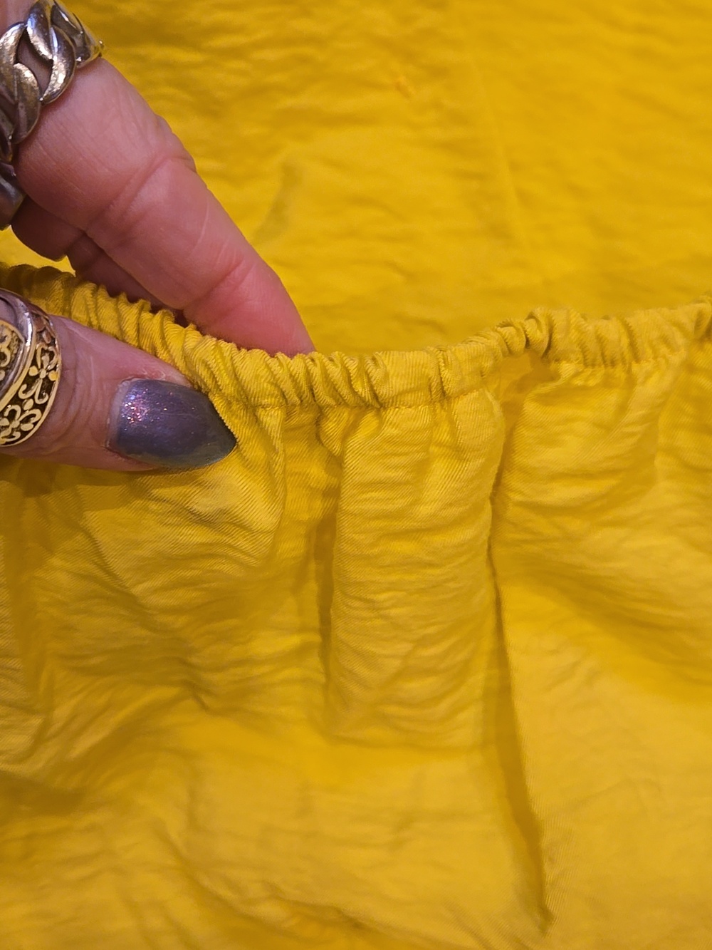 Anthropologie Yellow "The Dylan" Collared Halter Open Back Sleeveless Top - Picture 8 of 15